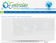 Tablet Screenshot of envirosan.co.za